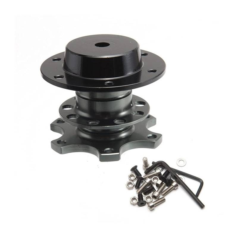 Jodriva Lenkrad Snap Off Schnellspanner Nabenadapter Boss Kit Universal, for, E34 EP-CA0011 Auto-Lenkradnabe(Titanium as Pic) von Jodriva