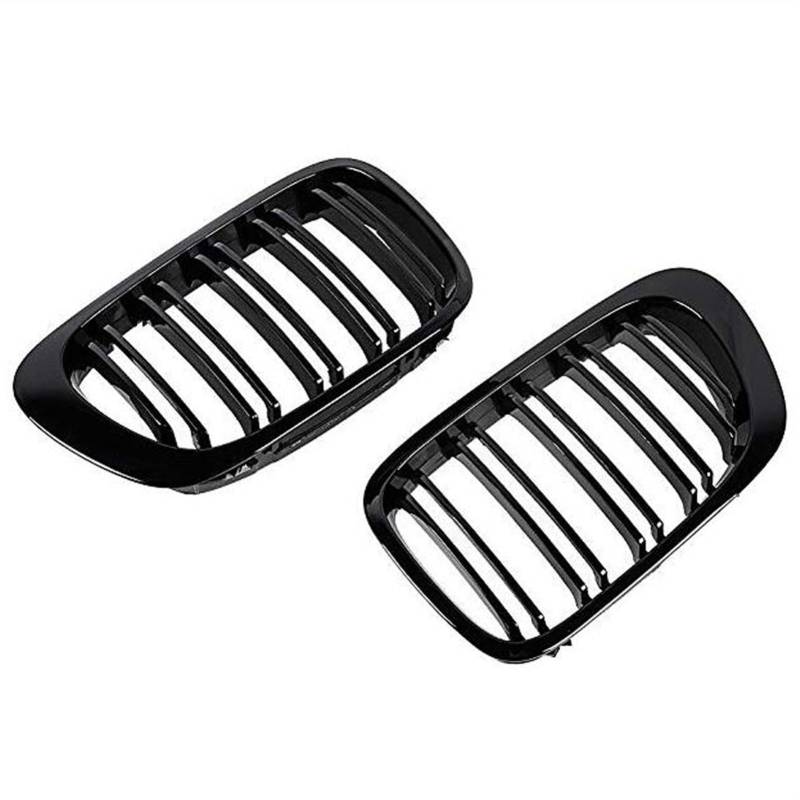 Jodriva Luxus-Fronthaubengrill for Anklicken, for, for 330ci Coupe Cabriolet vor dem Facelift E46 2D 1999–2002, Schwarz Auto-Kühlergrill von Jodriva