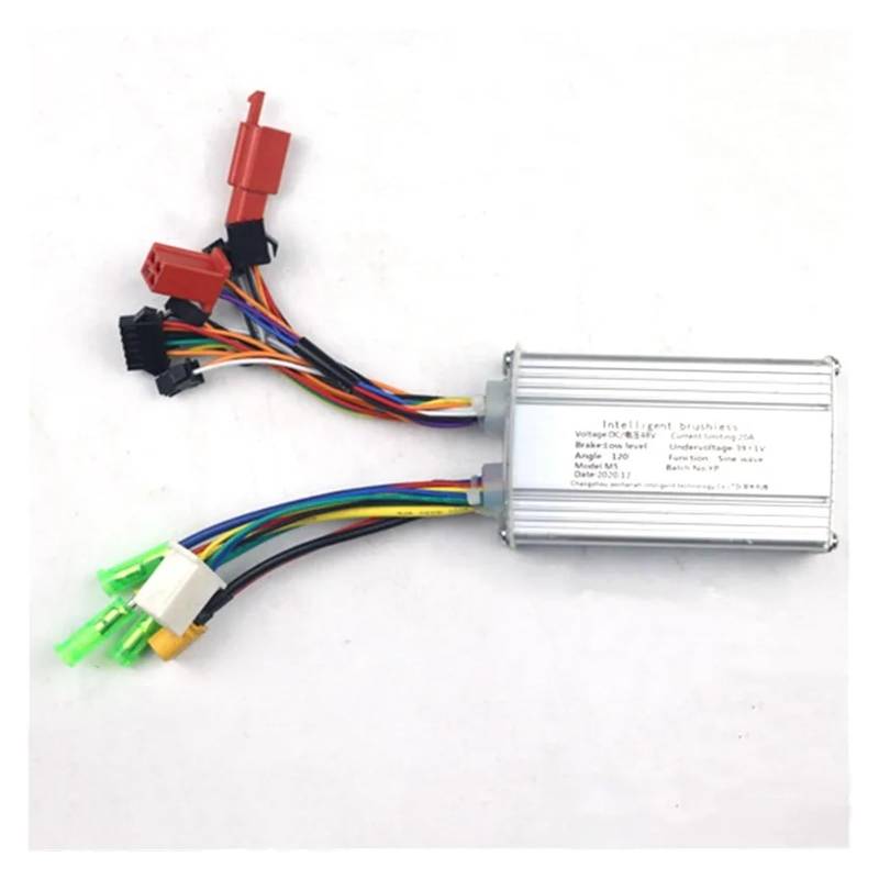 Jodriva Motor-Brushless-Controller, for 36V 48V 350W wasserdichtes Elektro-Fahrrad-Scooter-Brushless-Controller-Kit mit LCD-Anzeige Display für Elektroroller(48V) von Jodriva