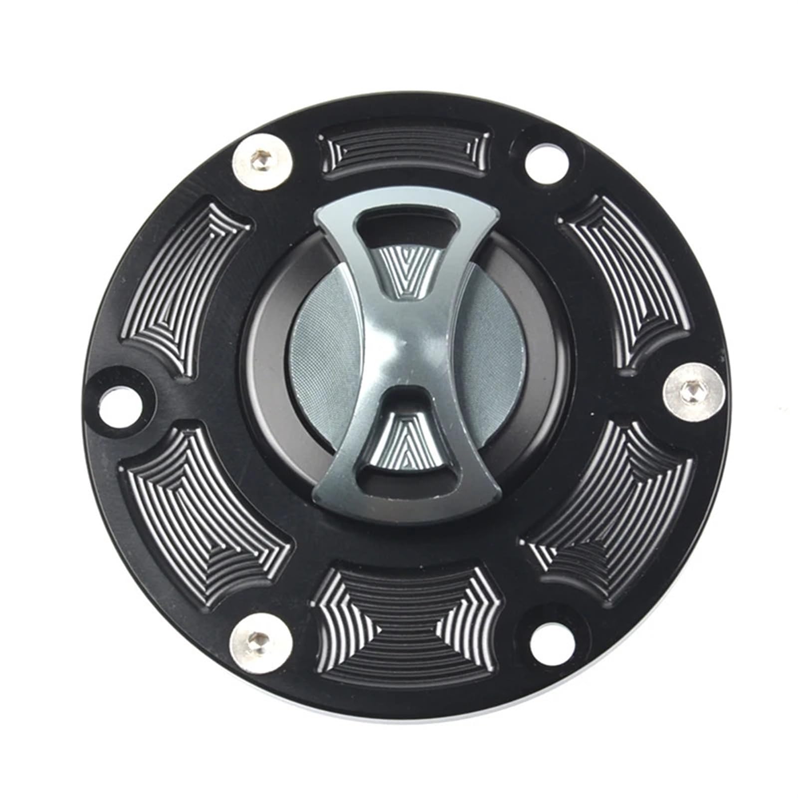 Jodriva Motorrad CNC Tankdeckel Abdeckung, for Moto Guzzi, Rocket III, for Moto Guzzi, Alle Stile, for Moto Guzzi, Cagiva Alle Baujahre(Grey) von Jodriva