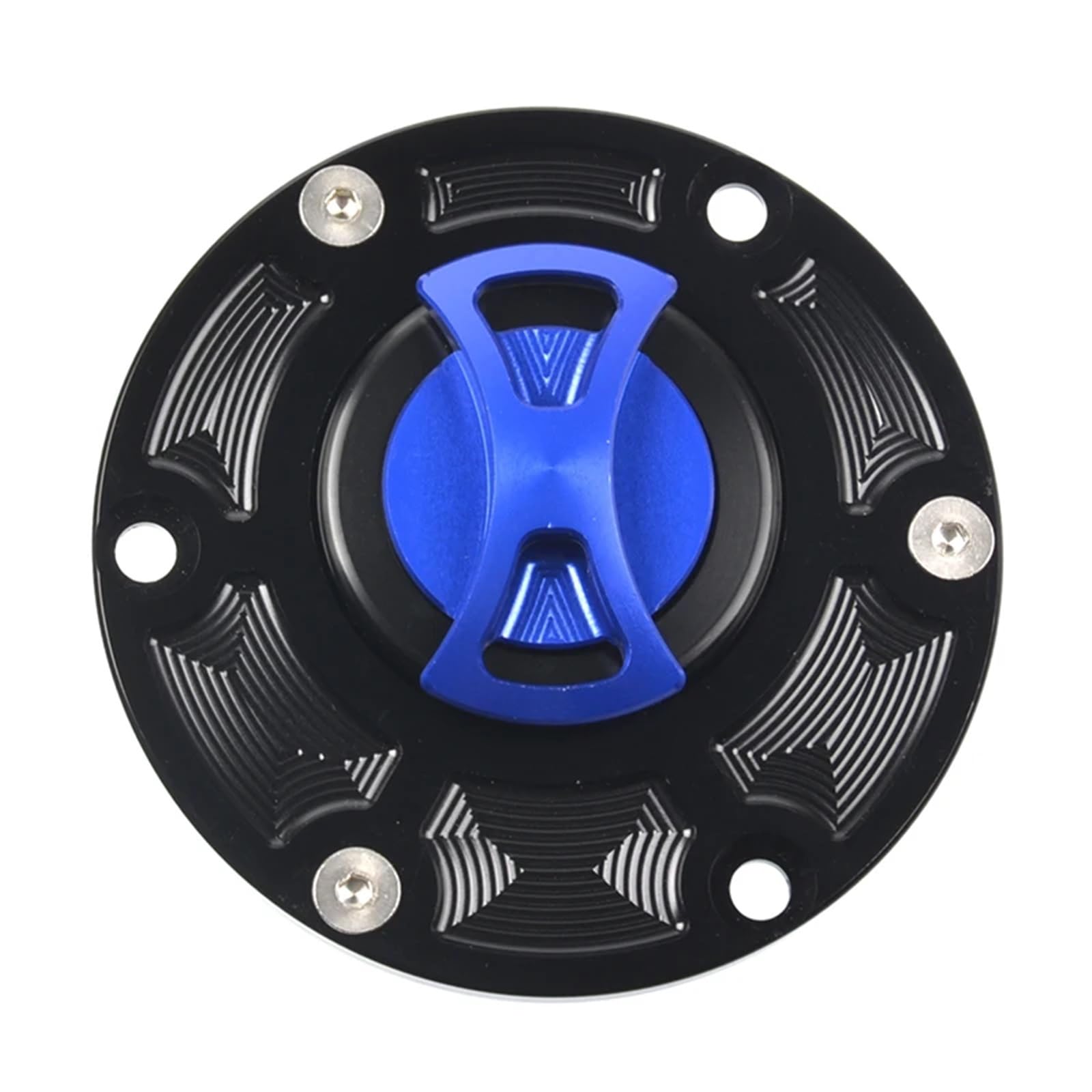 Jodriva Motorrad CNC Tankdeckel Abdeckung Apulia, for RSV1000 1998 2000 GPR150 CR150 RS150 RS250, for Shiver 750, for Tuono 1000 2003 2004(Blue) von Jodriva