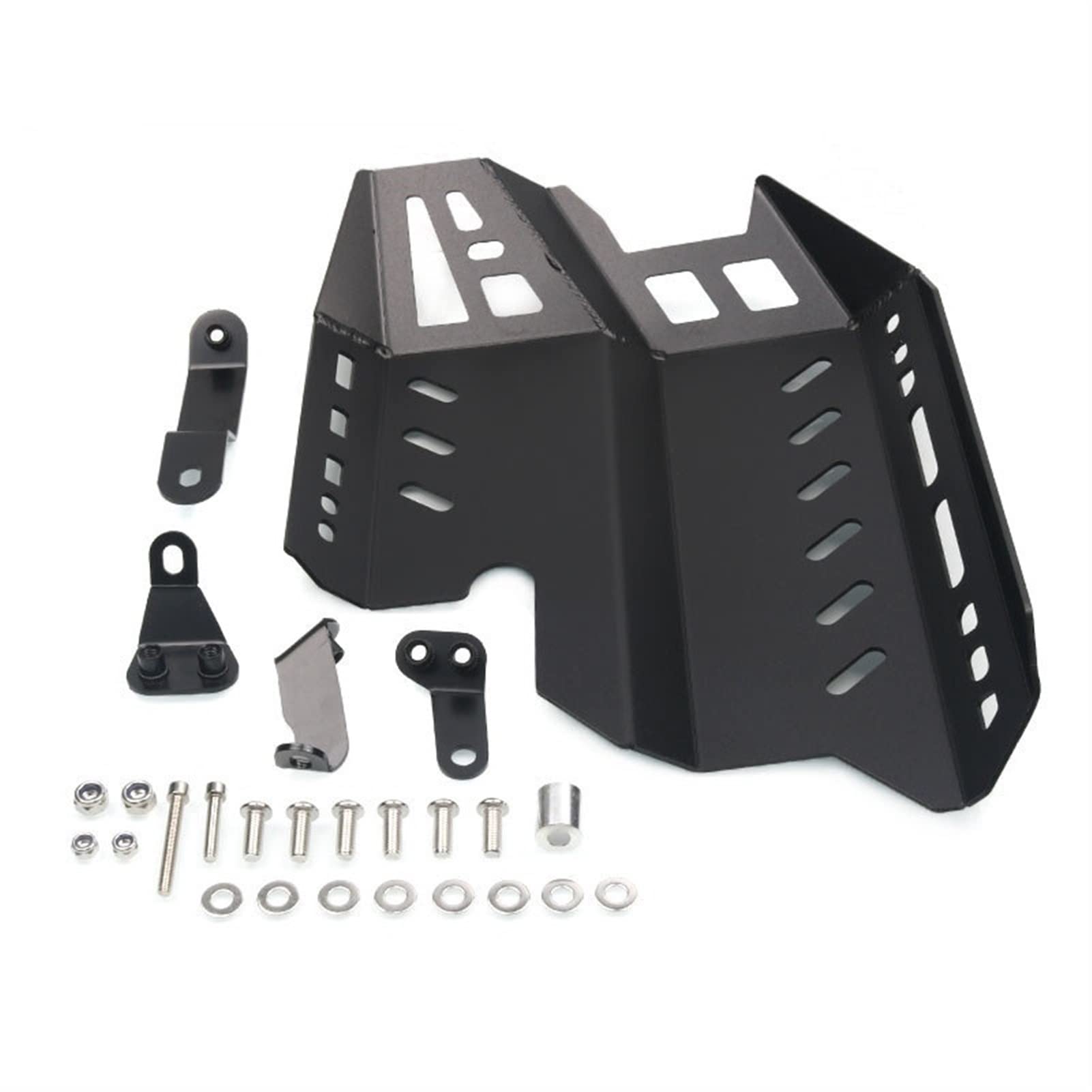 Jodriva Motorrad-Chassis Expedition unter Motorschutz Adventure Motorschutz CB500X CB 500X 2019 2020 2021 Motorrad Unterbodenschutz(Black) von Jodriva