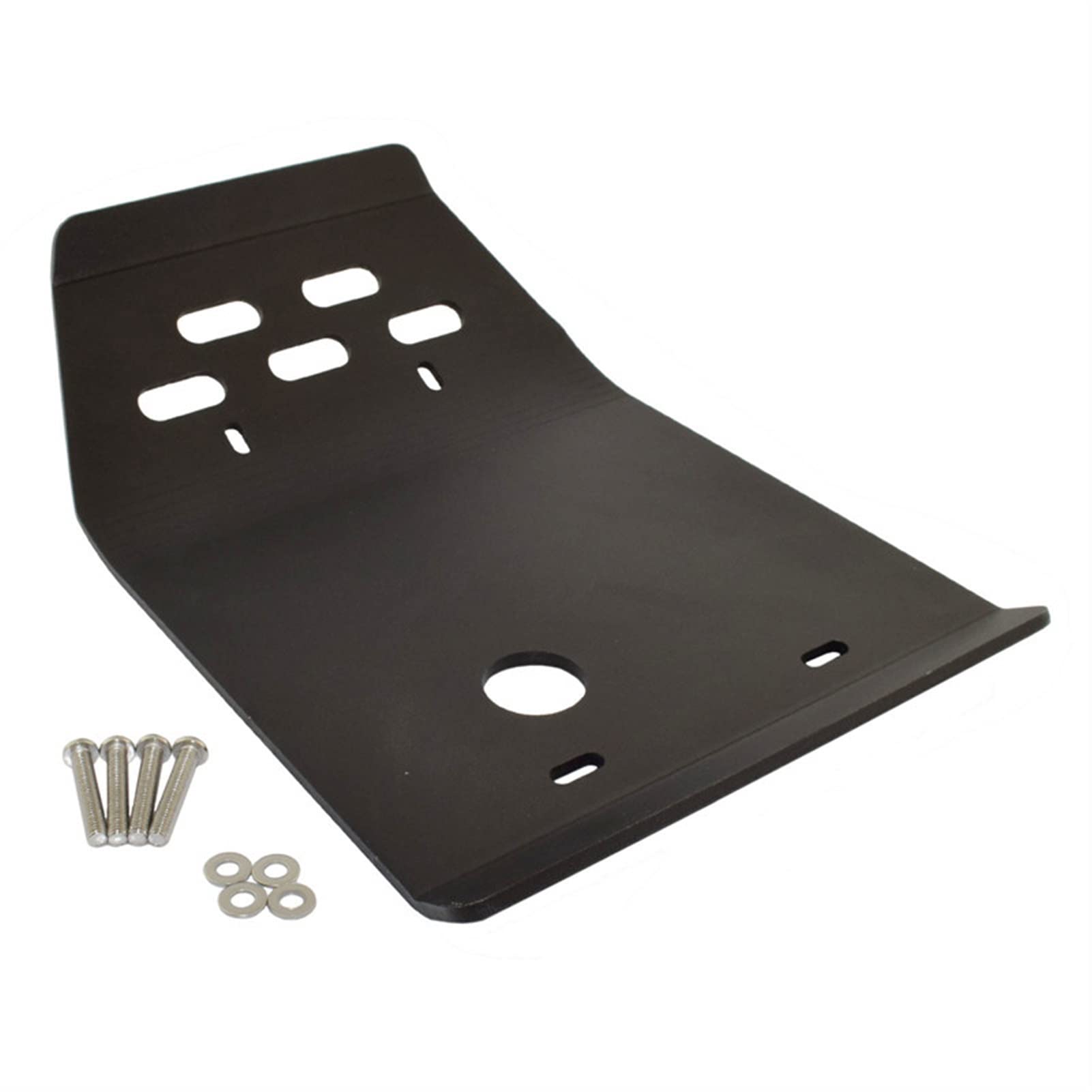 Jodriva Motorrad-Motorbasis-Chassis-Spoiler-Schutzabdeckung, Unterfahrschutz, for Yamaha, Serow XT250 Tricker XG250 XT XG 250 Motorrad Unterbodenschutz(Black) von Jodriva