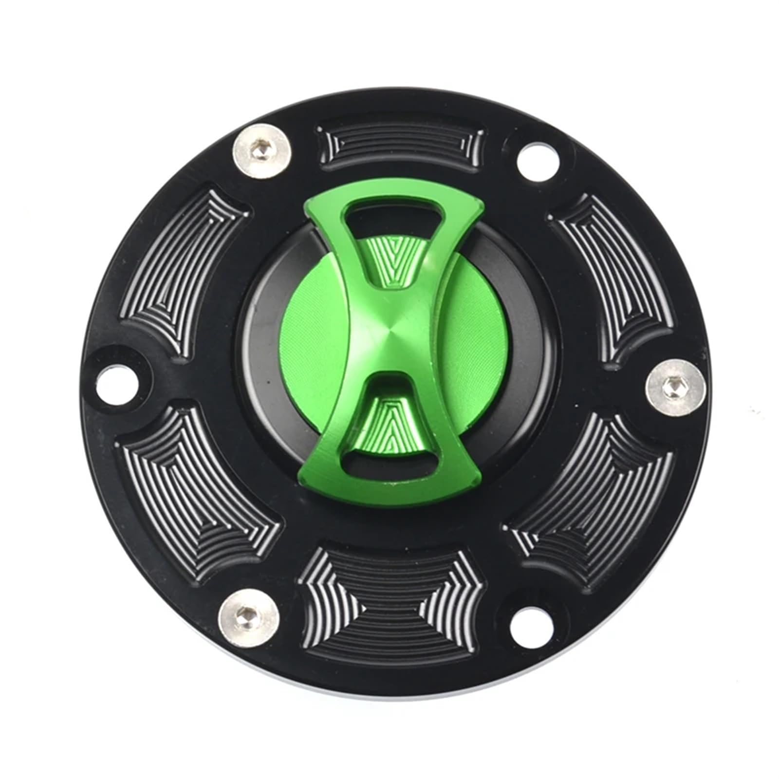 Jodriva Motorrad RS660 CNC Tankdeckel Abdeckung, for Aprilia, RSV 1000 RSV1000 Mille Shiver 750 RS125 RS250 Tuono 1000 RS660 Öl Abdeckung(Green) von Jodriva
