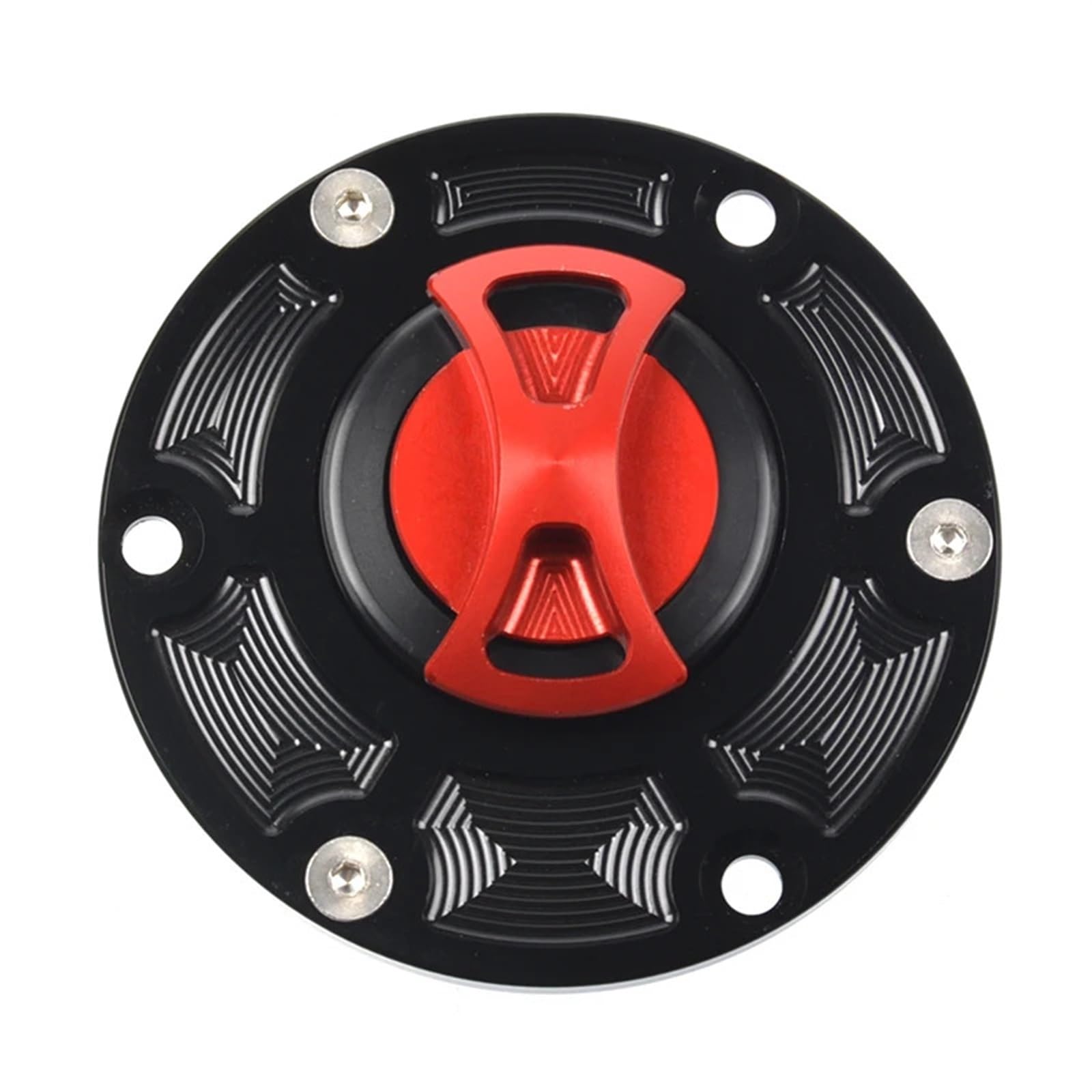 Jodriva Motorrad RS660 CNC Tankdeckel Abdeckung, for Aprilia, RSV 1000 RSV1000 Mille Shiver 750 RS125 RS250 Tuono 1000 RS660 Öl Abdeckung(Red) von Jodriva