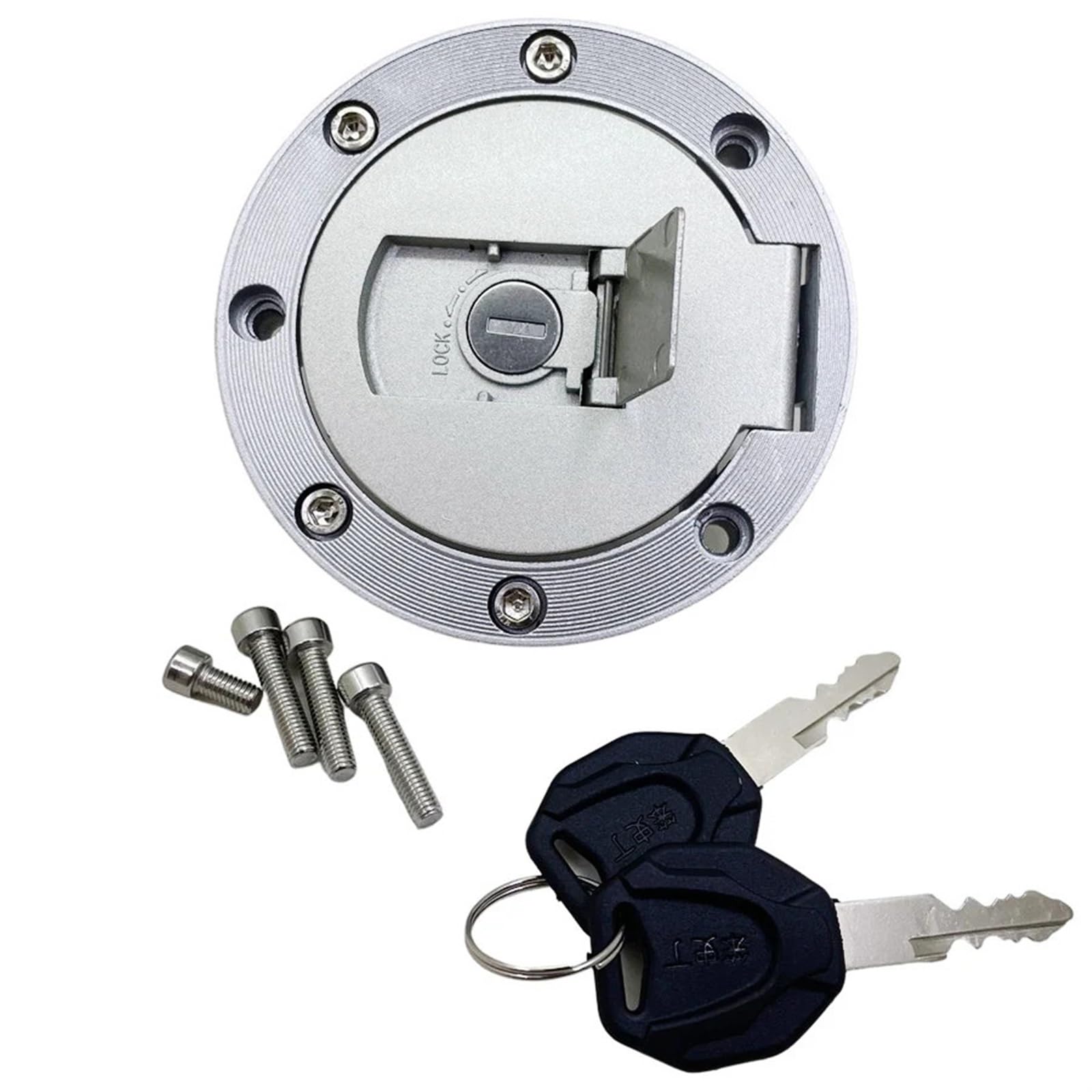 Jodriva Motorrad-Tankdeckel-Verschlusskappe, for Yamaha, FZR250 450 600 FZR250RR 400RR FZX250 FZ400 FZR1000 Motorhakenverriegelung Jodriva Motorrad-Tankdeckel-Verschlusskappe, for Yamaha, FZR250 450 600 FZR250RR 400RR FZX250 FZ400 FZR1000 Motorhakenverriegelung von Jodriva