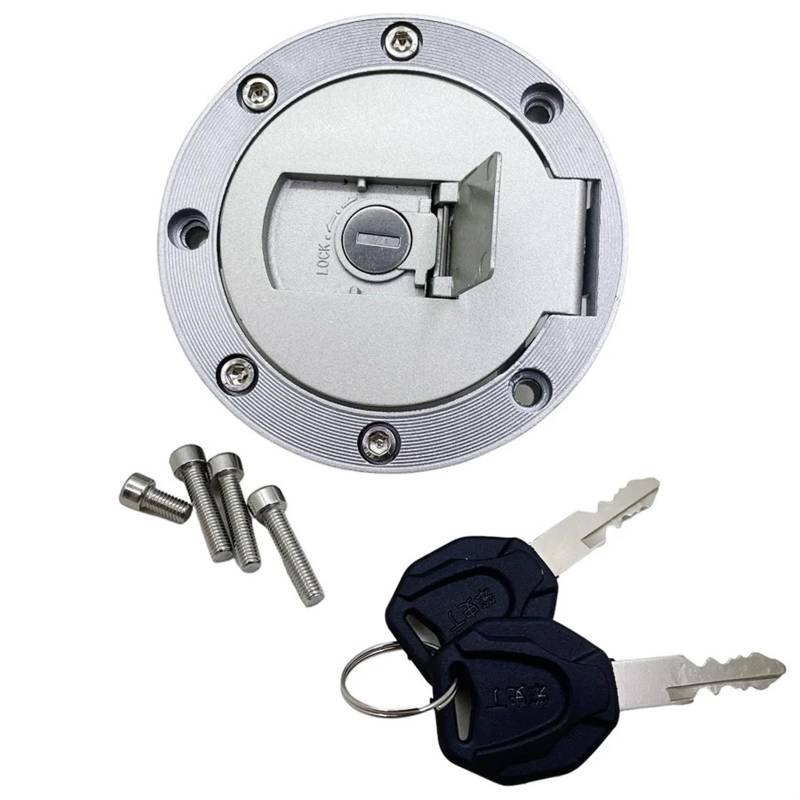 Jodriva Motorrad-Tankdeckel-Verschlusskappe, for Yamaha, FZR250 450 600 FZR250RR 400RR FZX250 FZ400 FZR1000 Motorhakenverriegelung von Jodriva