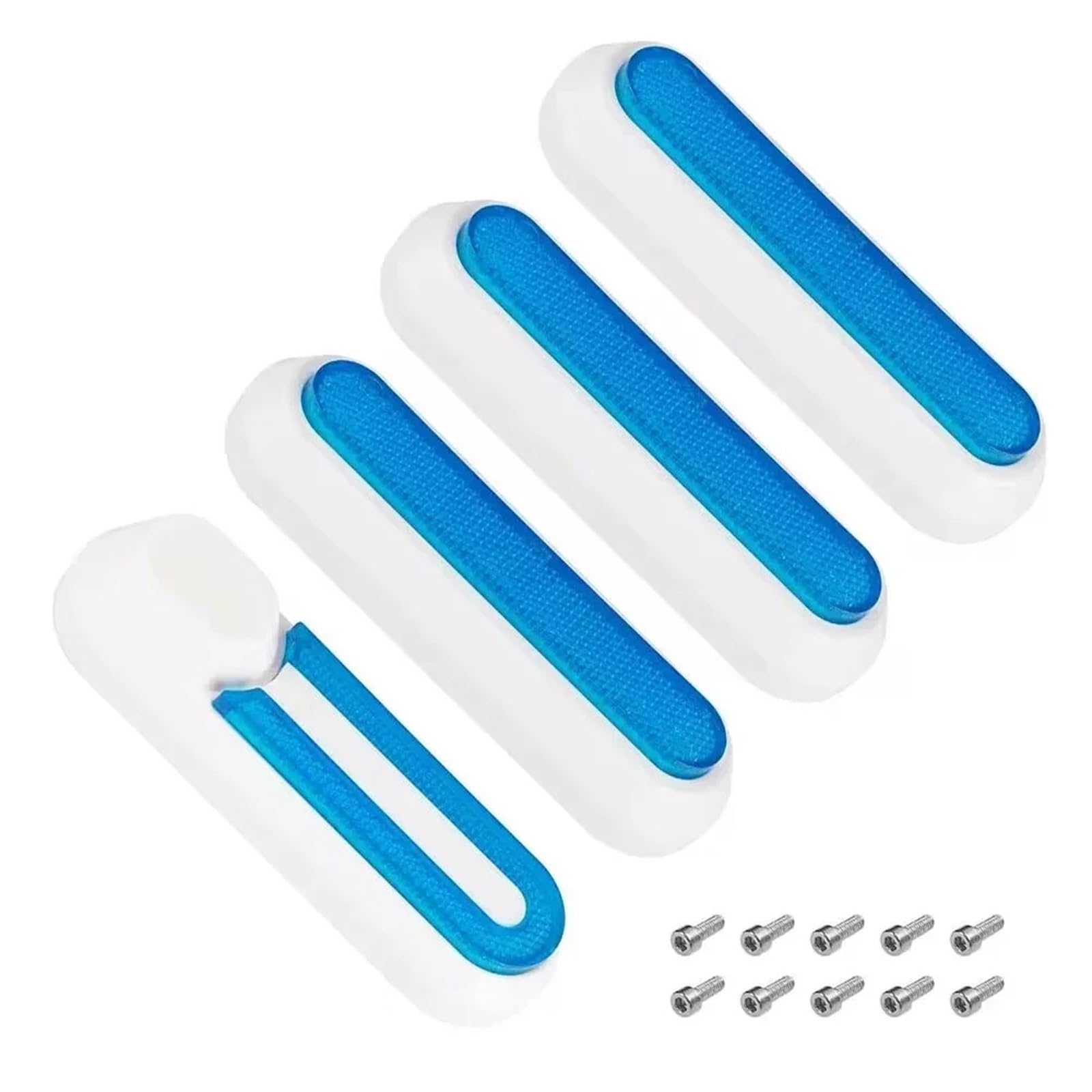 Jodriva Neue Radabdeckung, Radkappe, Schutzschalen, reflektierende Aufkleber for Elektroroller, for Xiaomi, Mi 1S Pro 2 M365 Scooter-Zubehör Seitenabdeckungen für Elektroroller(Sky Blue) von Jodriva