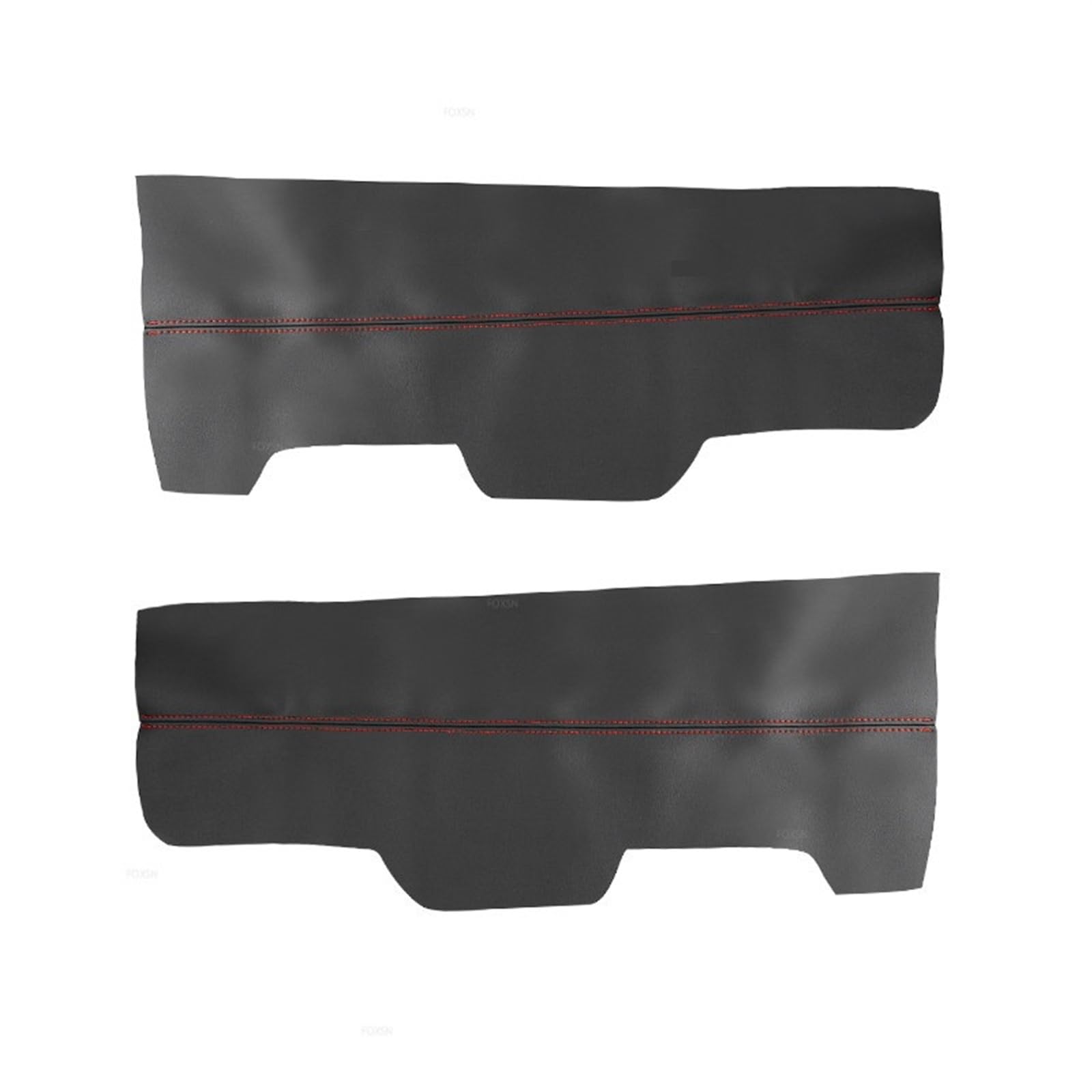 Jodriva Pilot 2009 2010 2011 2012 2013 2014 2015 2 Stück Auto-Vordertür-Armlehnenverkleidung Lederbezug Schutzzubehör Verkleidung Türinnenverkleidung(Black-red line) von Jodriva