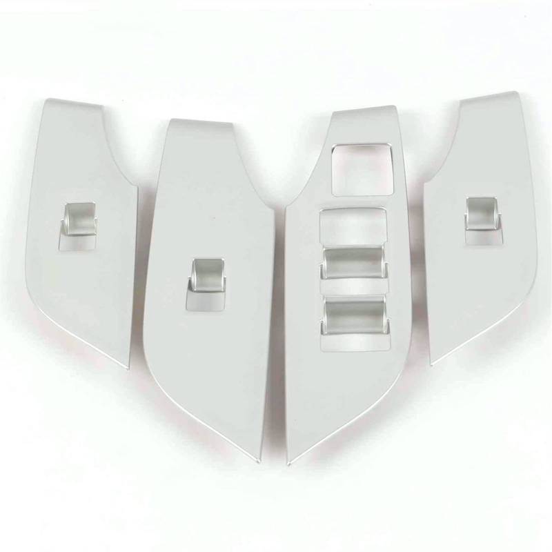 Jodriva RDH Carbon Look, for Toyota, for RAV4, Xa50 2019 2020 Innenzubehör Fensterglasplatte Armlehne Schalter Knopfabdeckung Aufkleberverkleidung Zierleiste für Autofensterschalter(SL RHD) von Jodriva