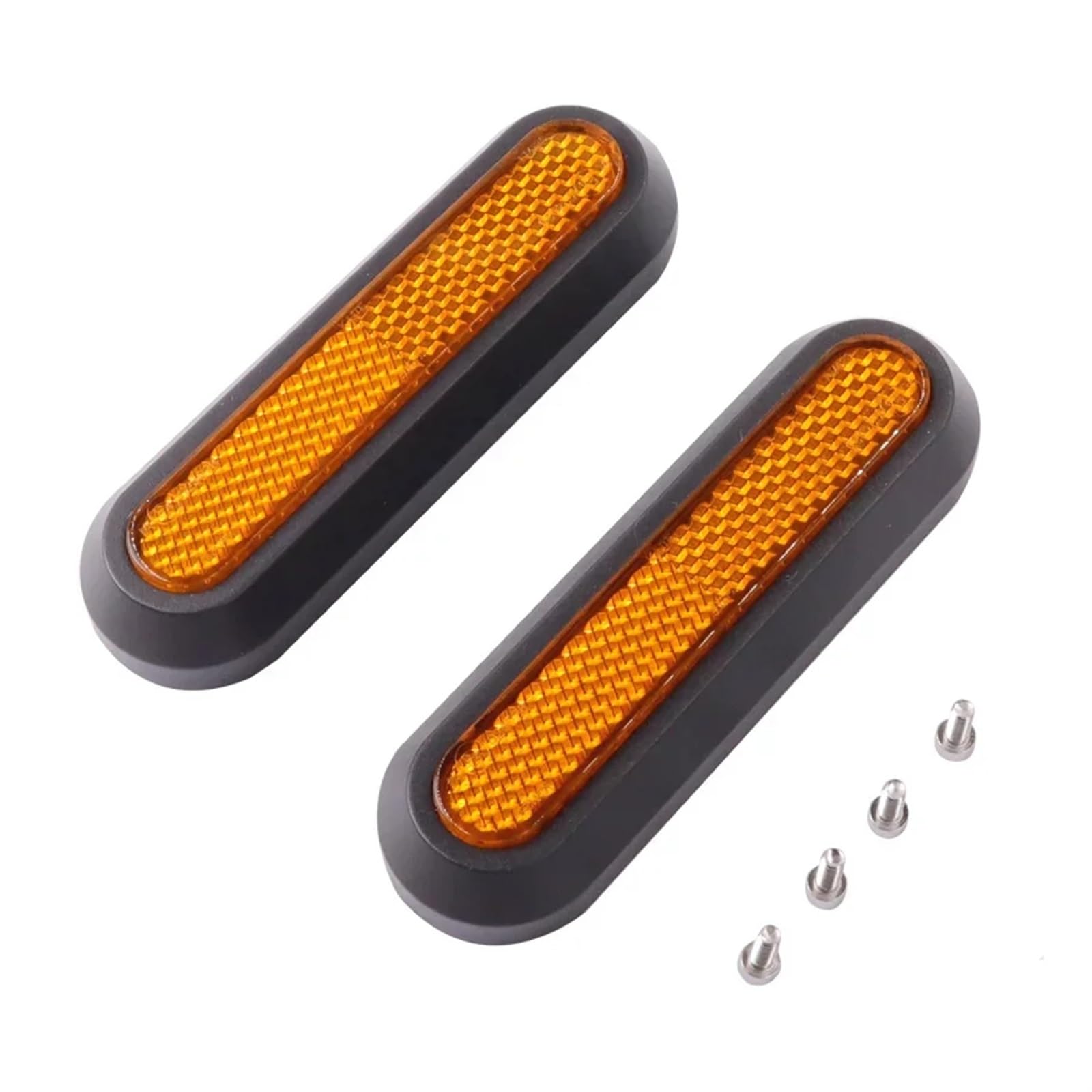 Jodriva Radabdeckung for Elektroroller, Schutzschale, for Xiaomi, Pro 2/1s/M365/Pro2 Mi3, Radkappe, schützende hintere Sicherheitsreflektierende Teile Seitenabdeckungen für Elektroroller(2 PCS) von Jodriva
