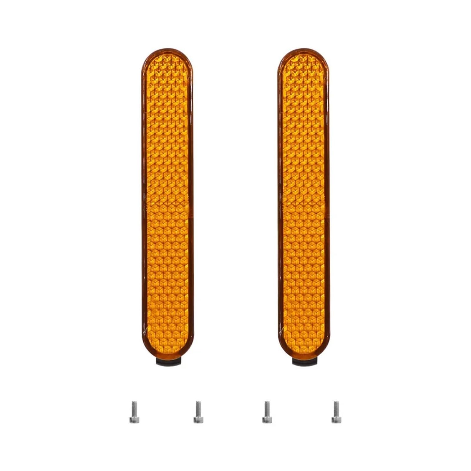 Jodriva Radabdeckung for Elektroroller, Schutzschale, for Xiaomi, Pro 2/1s/M365/Pro2 Mi3, Radkappe, schützende hintere Sicherheitsreflektierende Teile Seitenabdeckungen für Elektroroller(2pc) von Jodriva