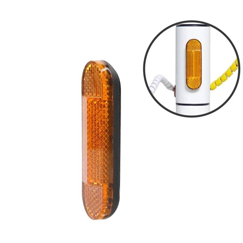 Jodriva Radkappen, Radkappen, Schutzschalen, reflektierende Aufkleber, for Xiaomi, 3 Elektroroller Pro 2 M365 Pro 1S, Rollerzubehör Seitenabdeckungen für Elektroroller(1pcs) von Jodriva