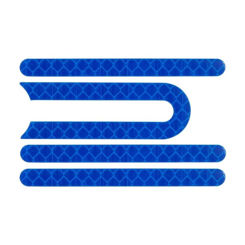 Jodriva Radkappen, Radkappen, Schutzschalen, reflektierende Aufkleber, for Xiaomi, 3 Elektroroller Pro 2 M365 Pro 1S, Rollerzubehör Seitenabdeckungen für Elektroroller(Blue) von Jodriva