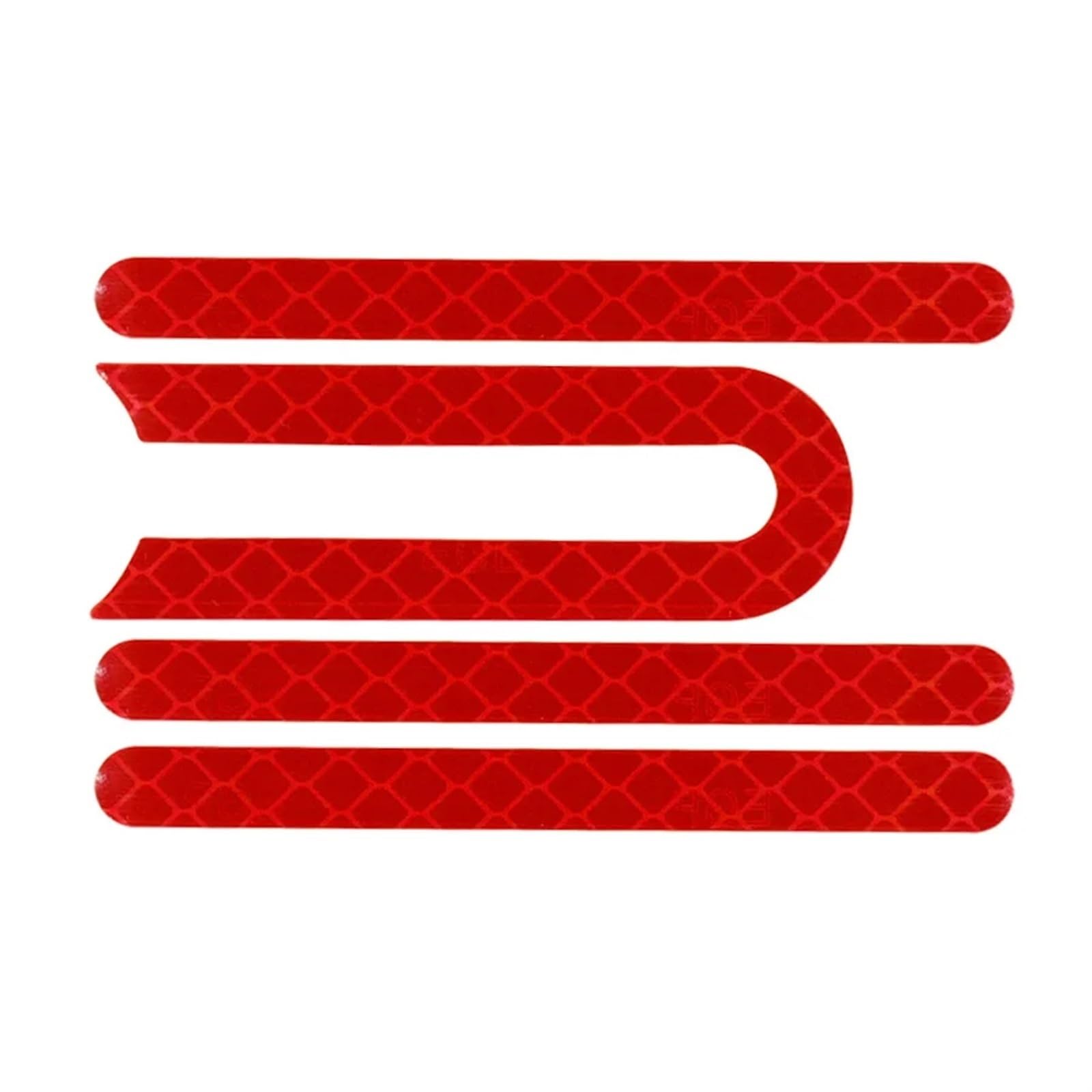 Jodriva Radkappen, Radkappen, Schutzschalen, reflektierende Aufkleber, for Xiaomi, 3 Elektroroller Pro 2 M365 Pro 1S, Rollerzubehör Seitenabdeckungen für Elektroroller(Red) von Jodriva