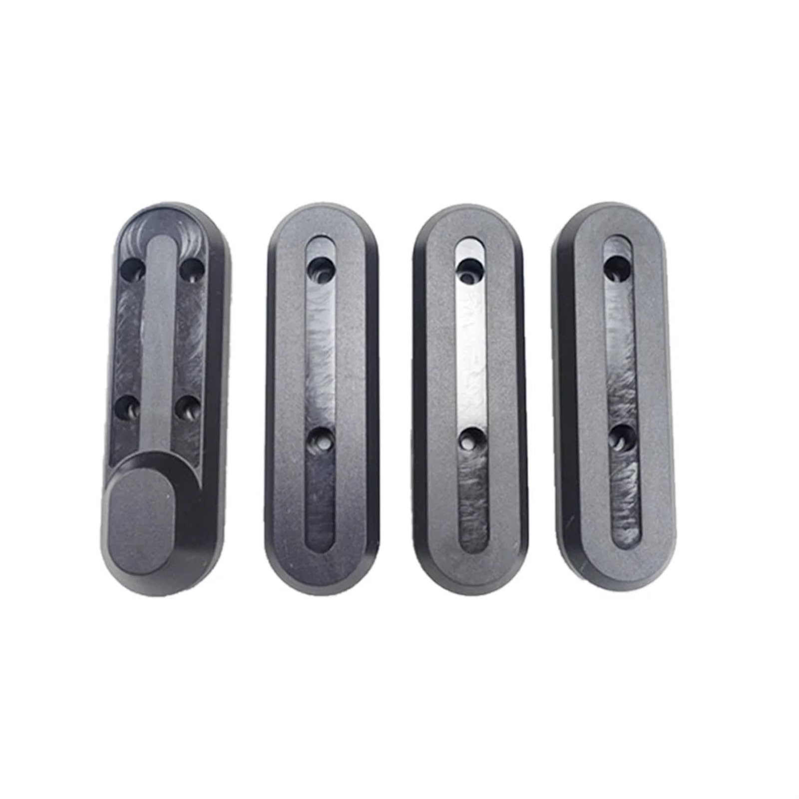 Jodriva Radkappen-Schutzhülle, reflektierender Aufkleber, for Xiaomi, M365 Pro 1S Scooter, Sicherheits-Nachtreflektoraufkleber vorn und hinten Seitenabdeckungen für Elektroroller(Black) von Jodriva