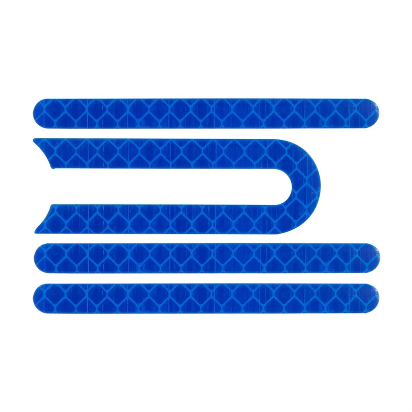 Jodriva Radkappen-Schutzhülle, reflektierender Aufkleber, for Xiaomi, M365 Pro 1S Scooter, Sicherheits-Nachtreflektoraufkleber vorn und hinten Seitenabdeckungen für Elektroroller(Blue) von Jodriva