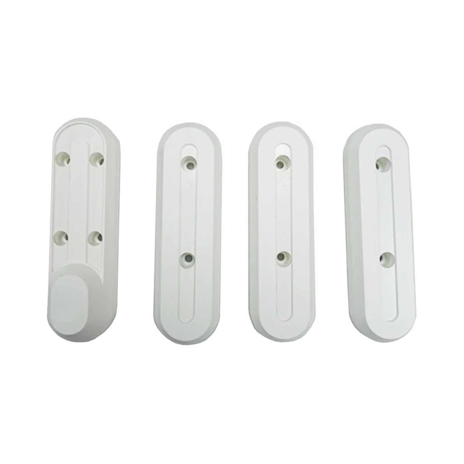 Jodriva Radkappen-Schutzhülle, reflektierender Aufkleber, for Xiaomi, M365 Pro 1S Scooter, Sicherheits-Nachtreflektoraufkleber vorn und hinten Seitenabdeckungen für Elektroroller(White) von Jodriva