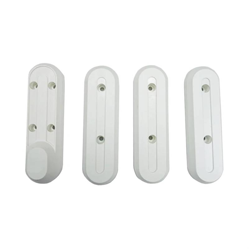 Jodriva Radkappen-Schutzhülle, reflektierender Aufkleber, for Xiaomi, M365 Pro 1S Scooter, Sicherheits-Nachtreflektoraufkleber vorn und hinten Seitenabdeckungen für Elektroroller(White) von Jodriva