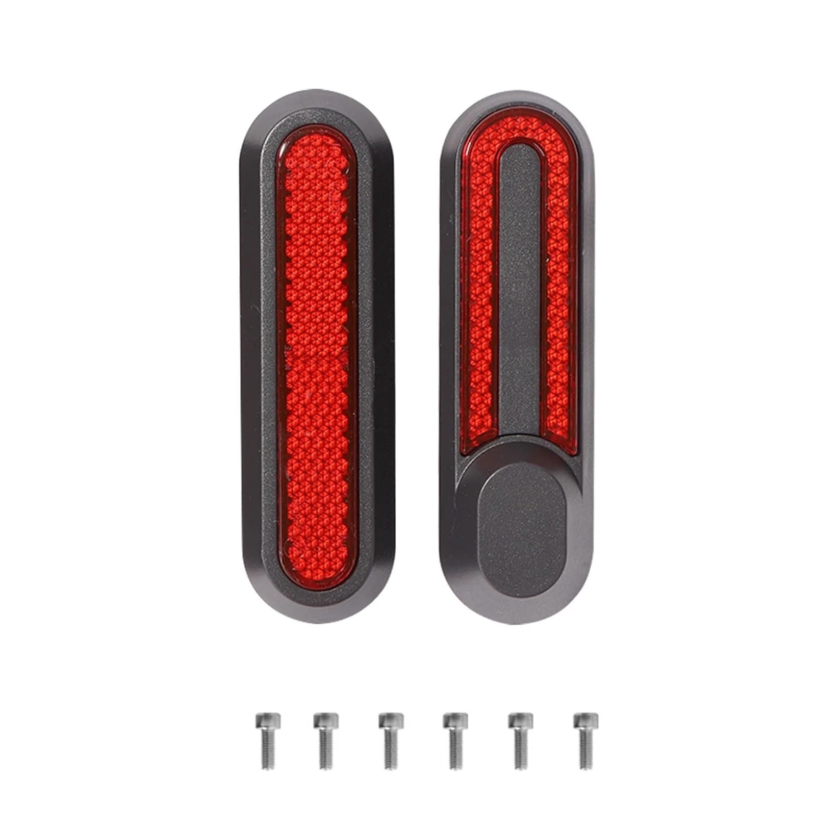 Jodriva Radkappen-Schutzschale, reflektierend, for Xiaomi, Mi3 M365 Pro 2 1S Pro Elektroroller, vordere Radkappe, Sicherheits-Nachtreflektor Seitenabdeckungen für Elektroroller(Light Grey) von Jodriva