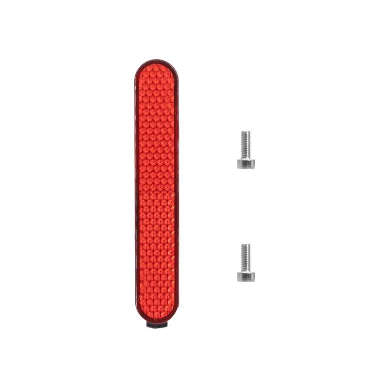 Jodriva Radkappen-Schutzschale, reflektierend, for Xiaomi, Mi3 M365 Pro 2 1S Pro Elektroroller, vordere Radkappe, Sicherheits-Nachtreflektor Seitenabdeckungen für Elektroroller(Red) von Jodriva