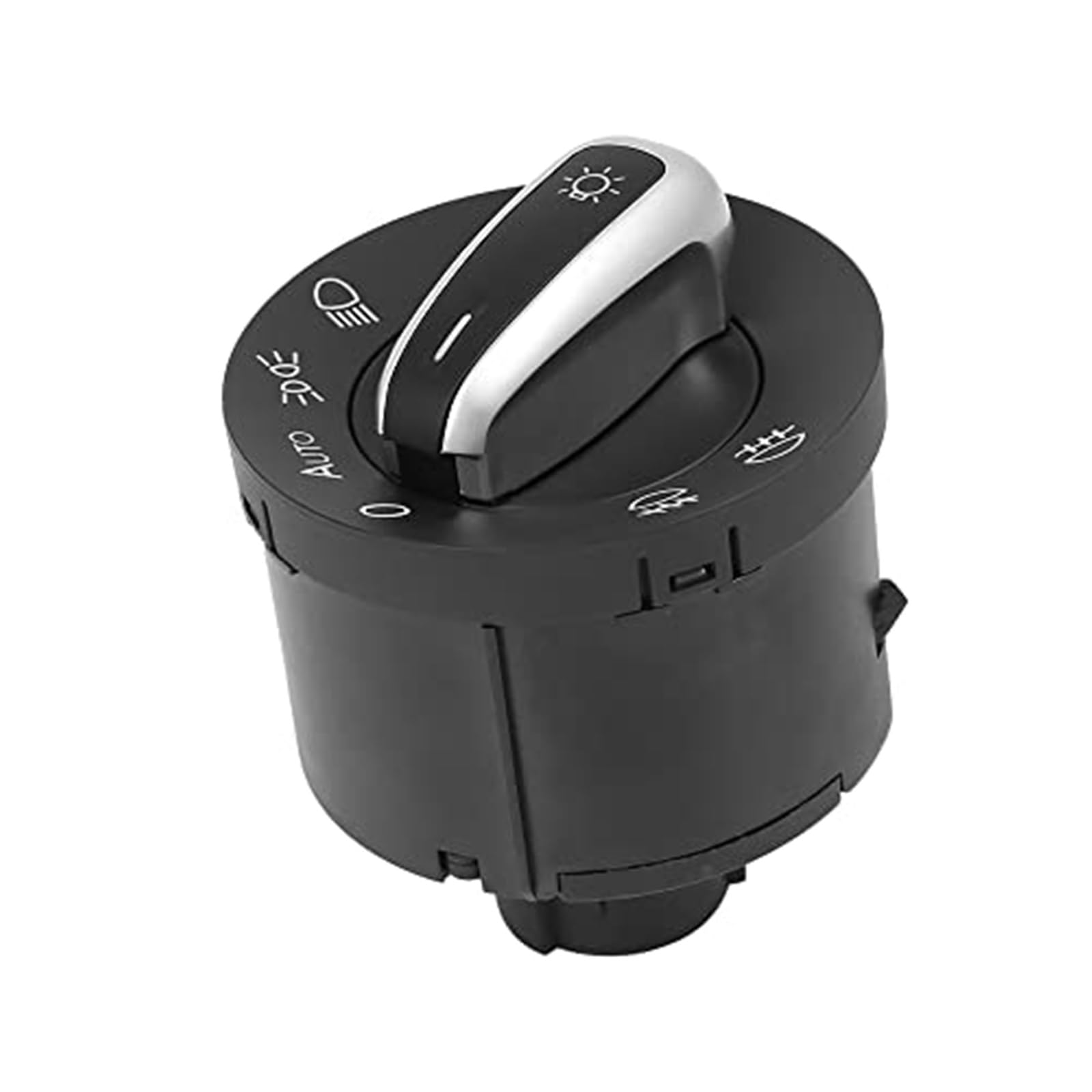 Jodriva Scheinwerferschalter 3C8941431XSH Scheinwerferschaltersteuerung vorne Fahrerseite, for Volkswagen, for Jetta, 2006-2009 ABS Schwarz von Jodriva
