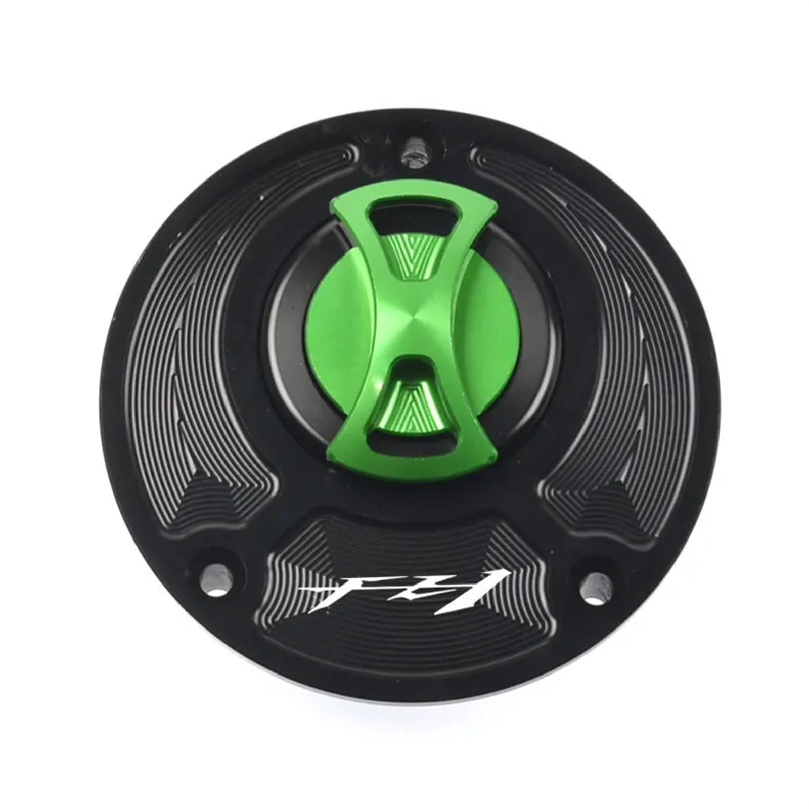 Jodriva Schlüsselloser Motorrad-Tankdeckel, for Yamaha, FZ 1 FZ1 (alle Baujahre)(Green) von Jodriva