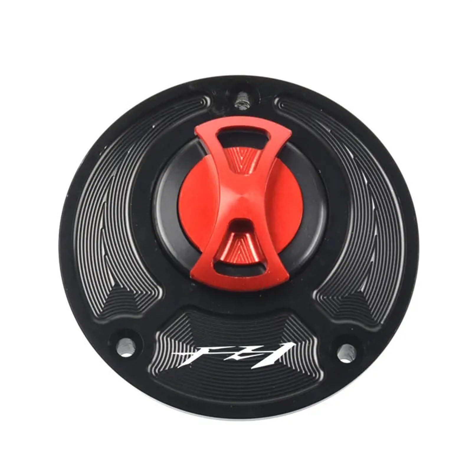 Jodriva Schlüsselloser Motorrad-Tankdeckel, for Yamaha, FZ 1 FZ1 (alle Baujahre)(Red) von Jodriva