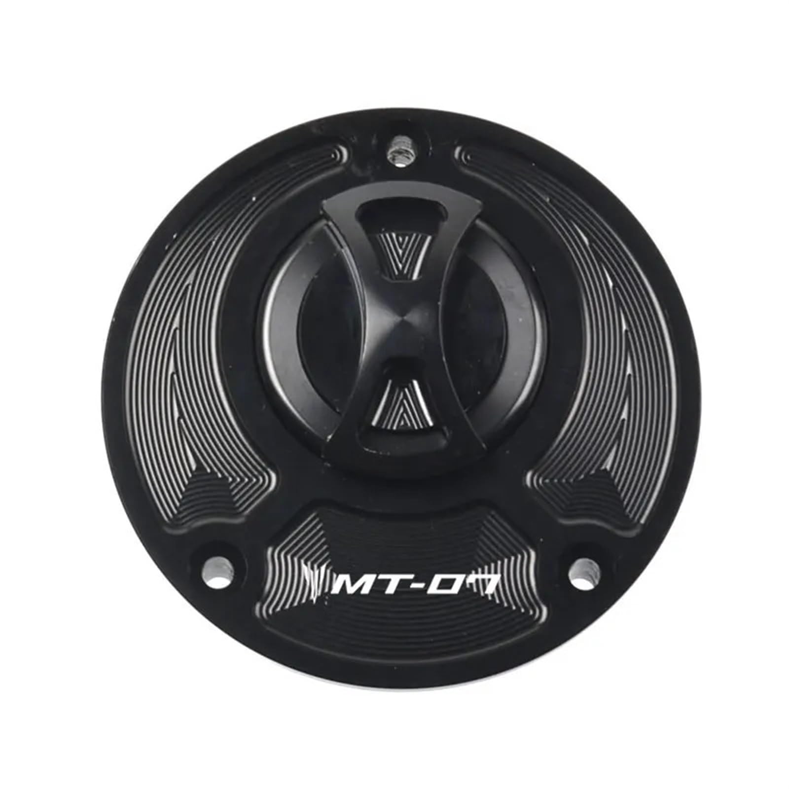 Jodriva Schlüsselloser Motorrad-Tankdeckel, for Yamaha, MT07 MT 07 MT-07/FZ-07 2014-2020 2015 2016 2017 2018 2019(Black) von Jodriva