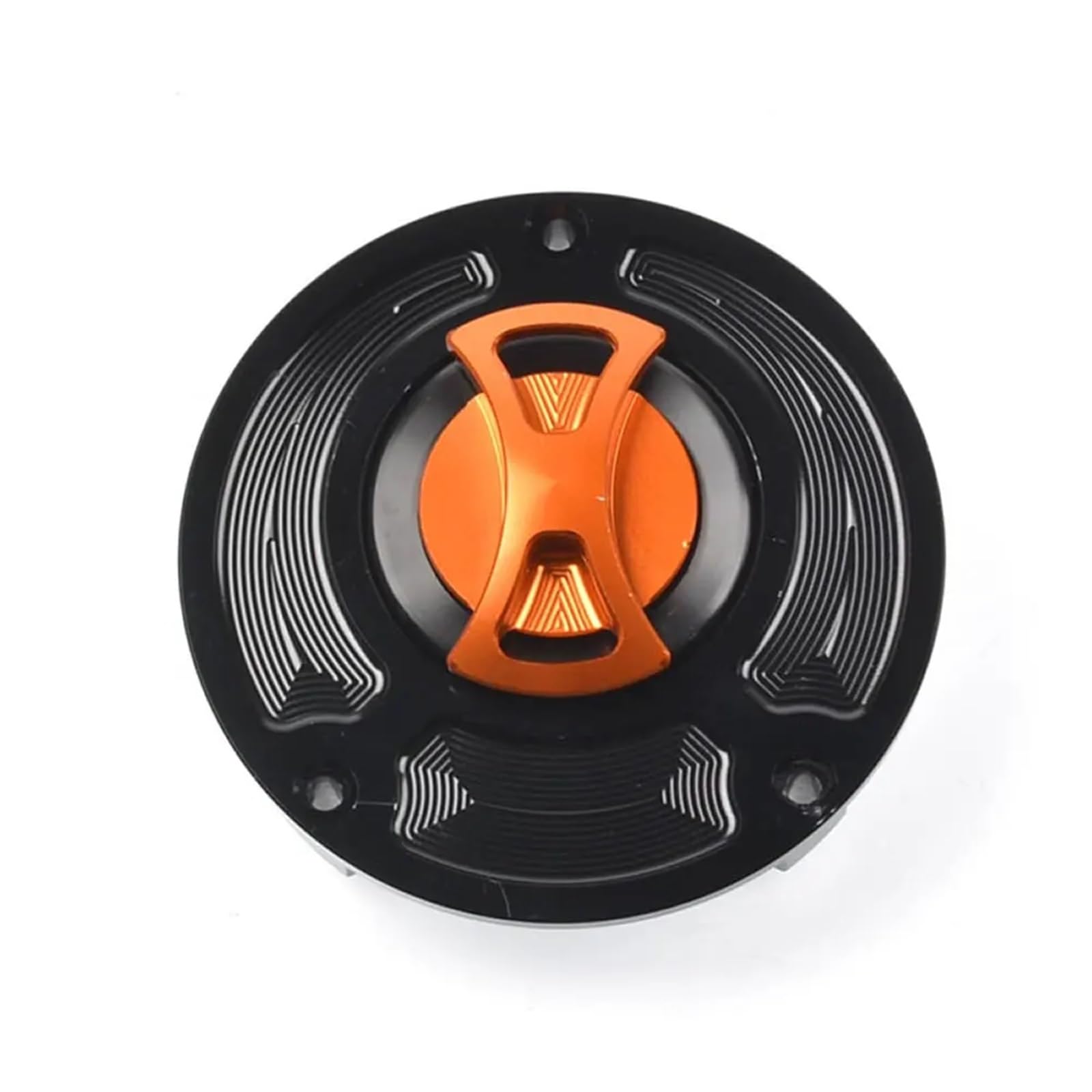 Jodriva Schlüsselloser Tankdeckel for Motorräder, for CBR250RR 2017-2023 CBR650R 2019-2023 2020 2021 2022(Orange) von Jodriva
