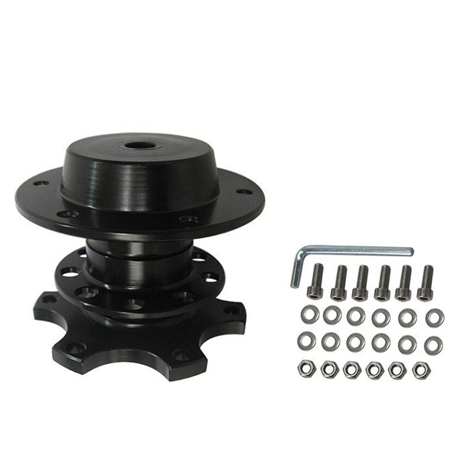 Jodriva Schnellspanner Snap Off Hub Adapter Auto Sport Lenkrad, for Seat, 2001-2006 EP-CA0011G Auto-Lenkradnabe(Black) von Jodriva
