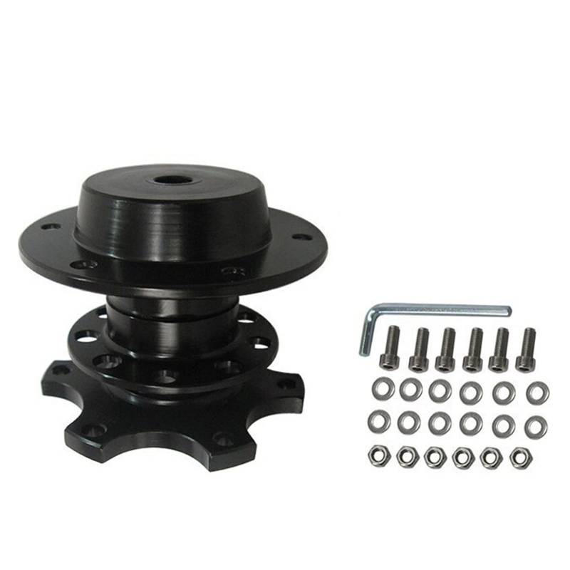 Jodriva Schnellspanner Snap Off Hub Adapter Auto Sport Lenkrad, for Seat, 2001-2006 EP-CA0011G Auto-Lenkradnabe(Black) von Jodriva