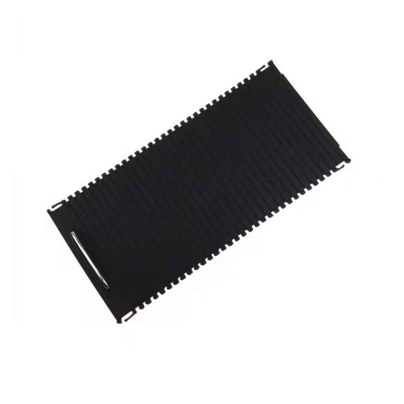 Jodriva Schwarze Innen-Mittelkonsolenabdeckung, Getränkehalter-Rollo, for, for, C-Klasse W204 S204 E-Klasse W212 S212 A20468047089051 Getränkehalter-Abdeckung für die Armlehne des Autos von Jodriva