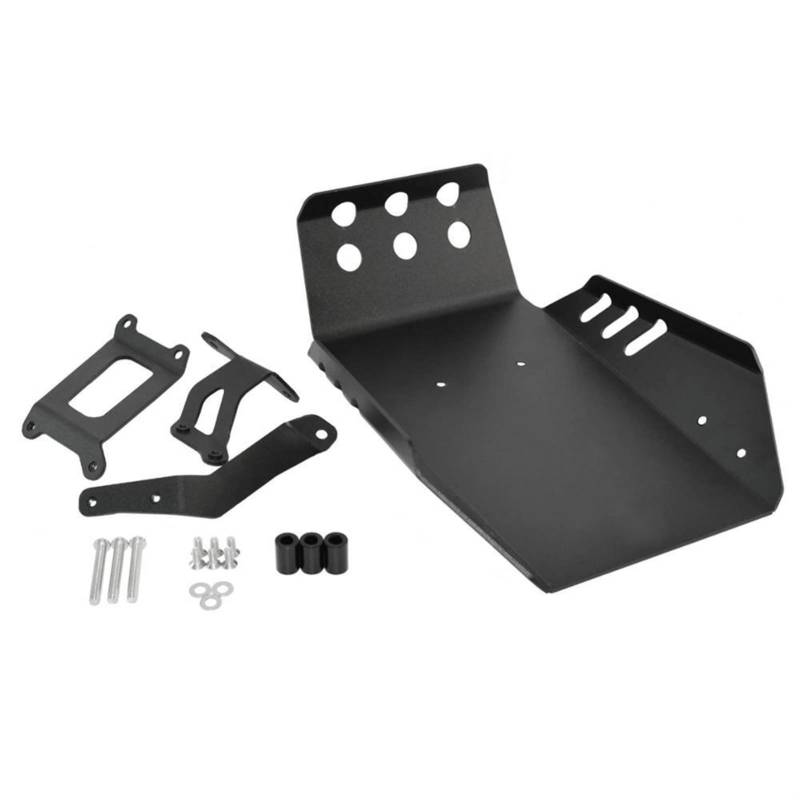 Jodriva Schwarzer Unterbodenschutz for das Fahrgestell, Unterfahrschutz, Schutz der Bauchwanne, for FZ09 FJ09 MT-09 Tracer 900 GT XSR900 Motorrad Unterbodenschutz von Jodriva