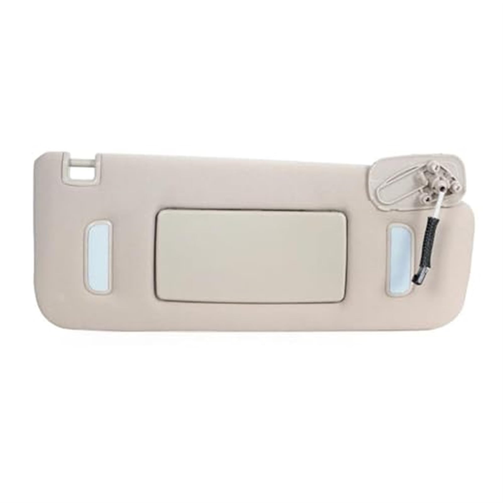 Jodriva Seitliche Sonnenblenden, Visier mit Spiegel und Lichtern, Auto-Frontscheiben-Sonnenblende, for GMC, for Sierra, for Yukon 2007–2014 Auto-Sonnenblendenbrett(Beige Right) von Jodriva