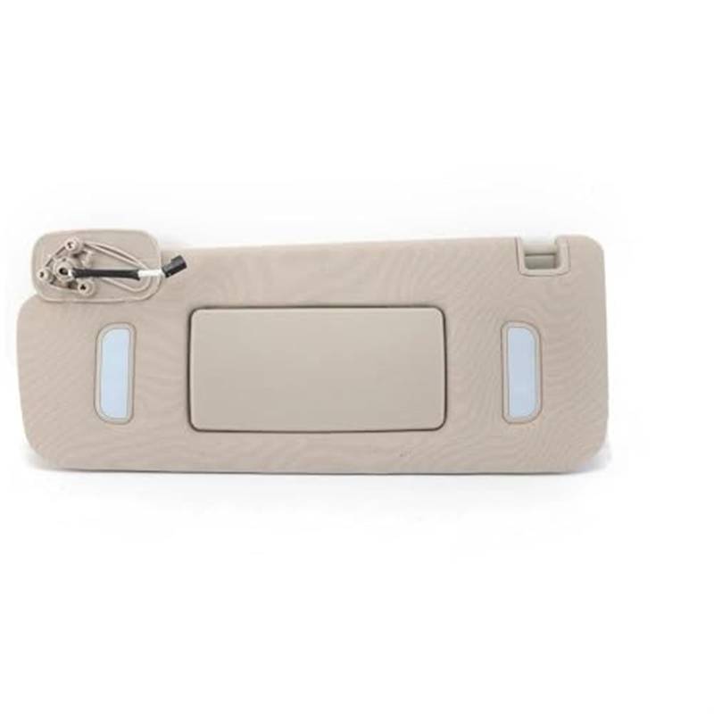 Jodriva Sonnenblende Schattenspiegel Beige ABS Sonnenblende Auto Sonnenschutz Autozubehör, for Cadillac, for Escalade 2007-2014 Auto-Sonnenblendenbrett(Black Right Side) von Jodriva