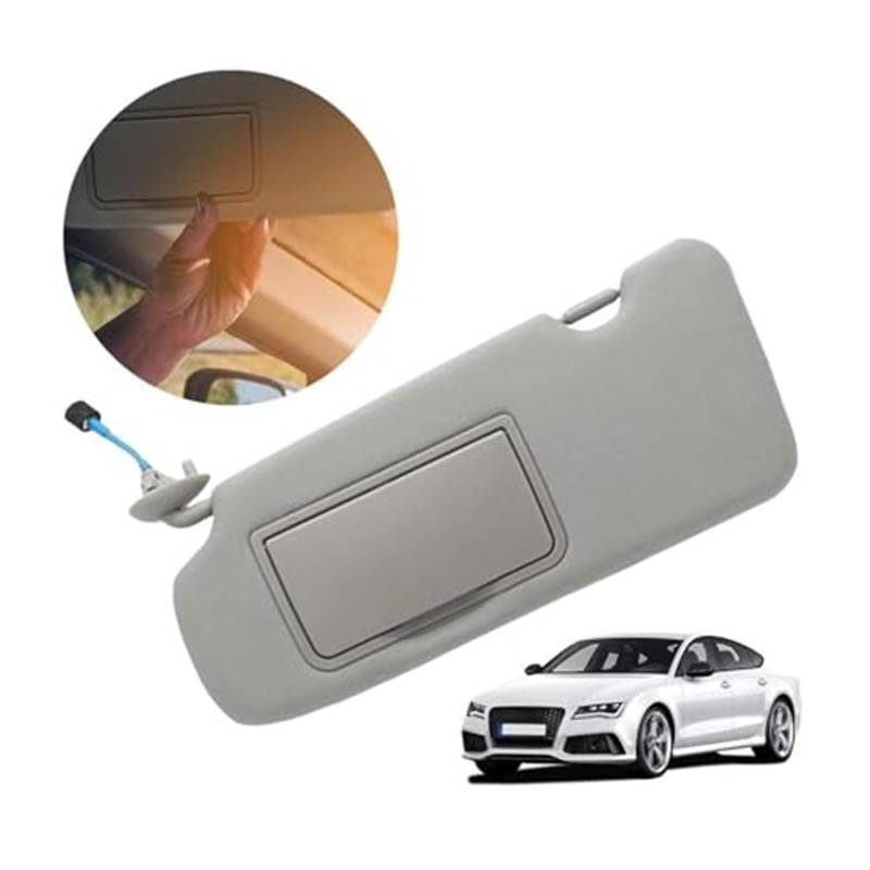 Jodriva Sonnenblende mit Dual-Beleuchtung und Make-up-Spiegel, Auto-Frontsonnenblende 83280-TLA-A62 83280-TLY-H11ZB, for CRV 2017–2022 Auto-Sonnenblendenbrett(Beige Left Right) von Jodriva