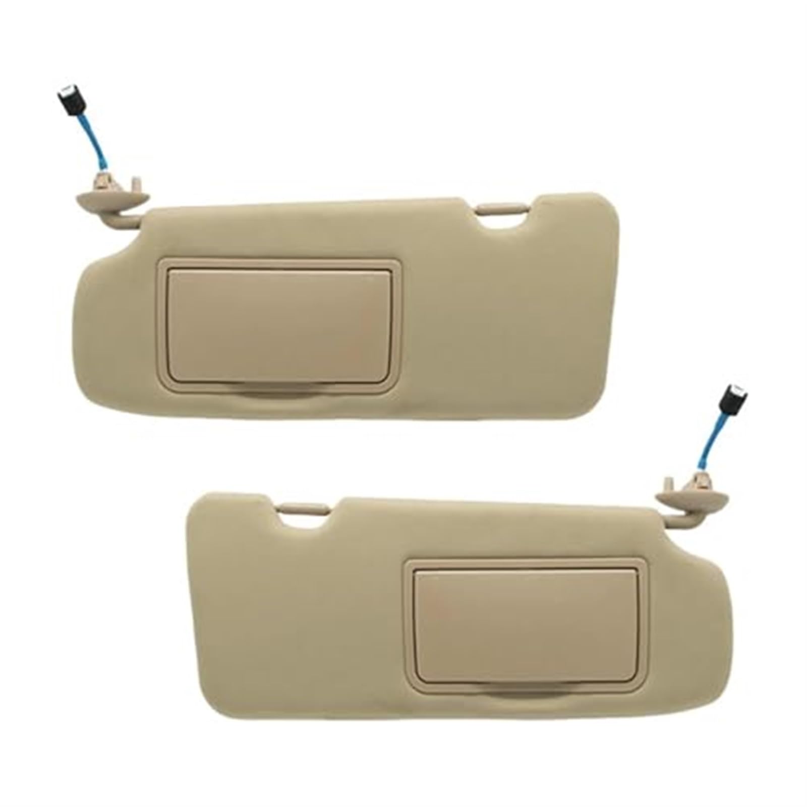 Jodriva Sonnenblende mit Dual-Beleuchtung und Make-up-Spiegel, Auto-Frontsonnenblende 83280-TLA-A62 83280-TLY-H11ZB, for CRV 2017–2022 Auto-Sonnenblendenbrett(Grey Left Side) von Jodriva