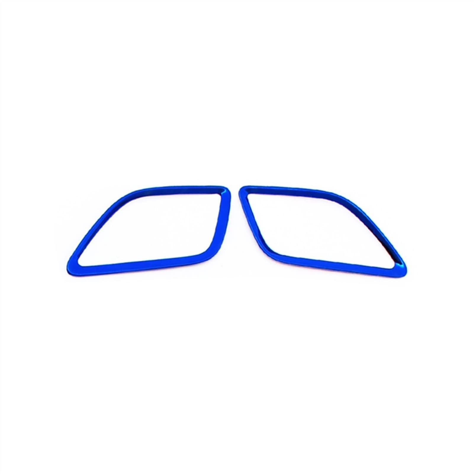 Jodriva Stahl-Klimaanlage-Armaturenbrett-Entlüftungsblende, for Hyundai Accent, for Solaris 2018 2019 Auto-Lüftungsgitter-Dekoration(Blue) von Jodriva