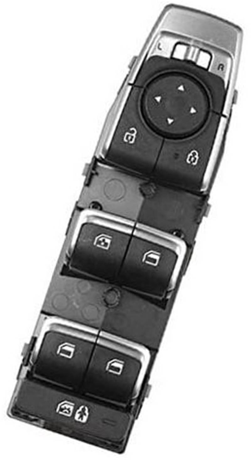 Jodriva Steuerschalterknopf 93571-P2270 93571P2270 Fensterheber-Hauptschalter, for Hyundai, antriebsseitiger elektrischer Fensterheber-Steuerschalter, Auto-Drucktastenschalter, Auto-Drucktastenschalte von Jodriva
