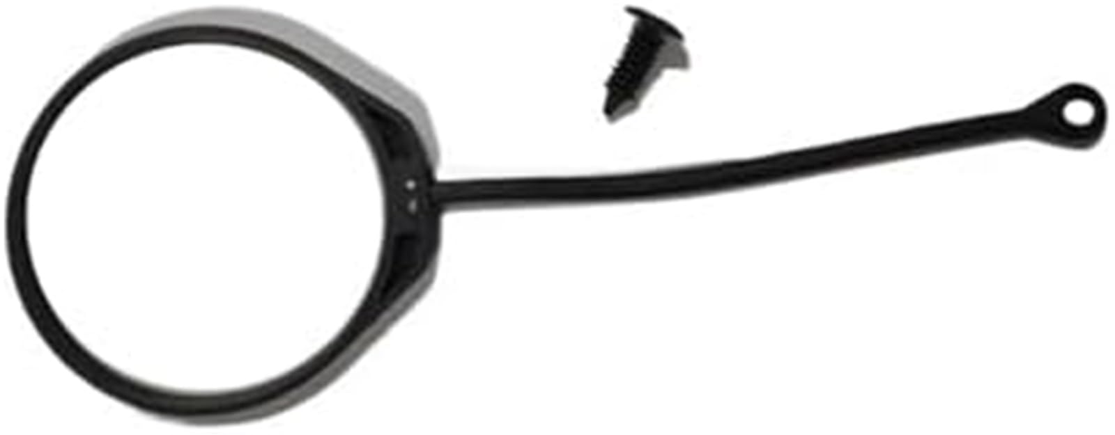Jodriva Tankdeckel-Kabelschlinge, Tankdeckelseil, for Porsche, for 911 718 4, for Cayenne, Cayman, for MACAN, Boxster S, for Panamera, for Carrera, GTS 180201556(Black Straight Rope w Loop) von Jodriva