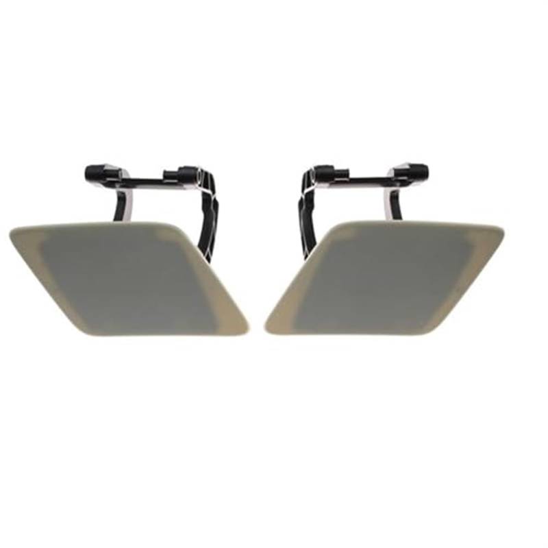 Jodriva Unlackiert Front Stoßstange Scheinwerfer Waschanlage Spray Düse Jet Abdeckung Kappe, for, w221 S350 S500 S63 2218801405 2218801305 Scheinwerferwaschabdeckung(Black Set) von Jodriva