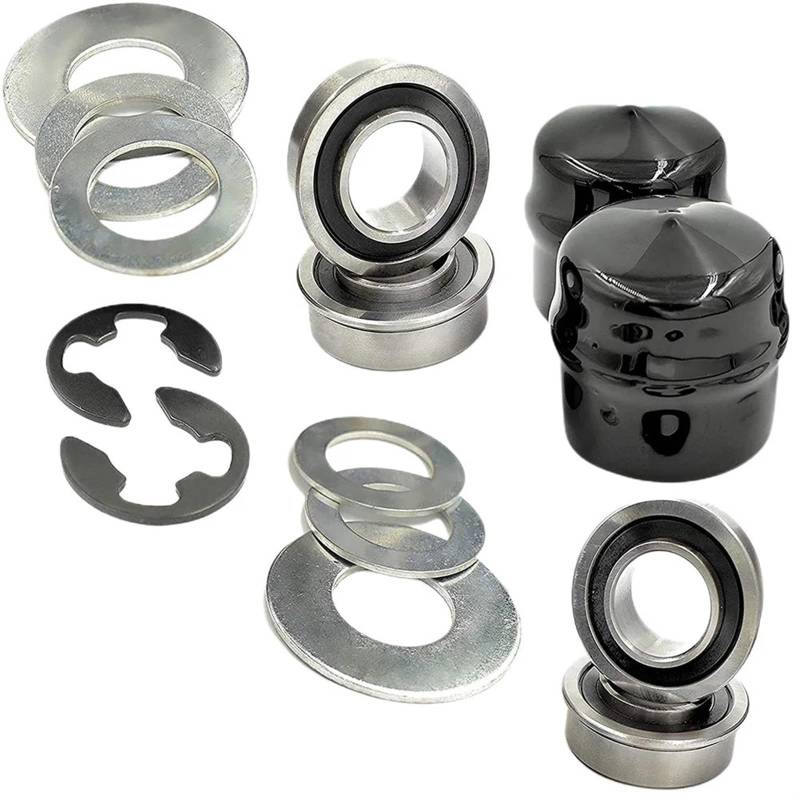 Jodriva Vorderradbuchse for Lager-Umrüstsatz, for Husqvarna, 532009040 9040H Metall + Gummi-Werkzeugzubehör Umbau von Vorderradbuchsen auf Lager von Jodriva