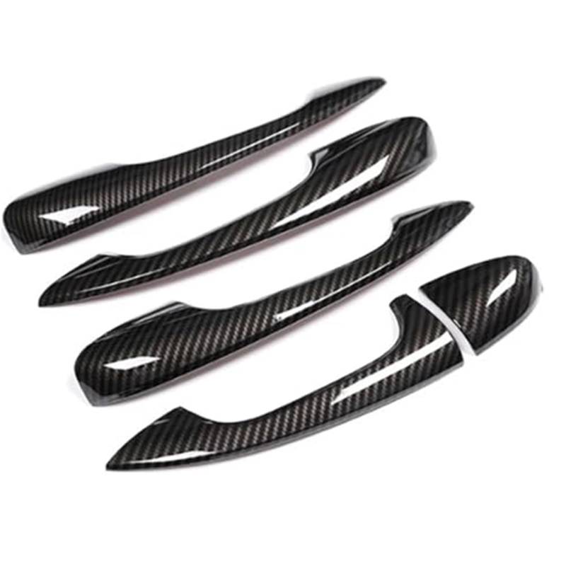 Jodriva for, ABCE GLC CLA GLE GLS GLB Klasse W177 W247 W205 W213 X253 C118 W167 X167 Autotürgriffabdeckungen Abdeckung für Außentürgriffe(Carbon Fiber Style) von Jodriva