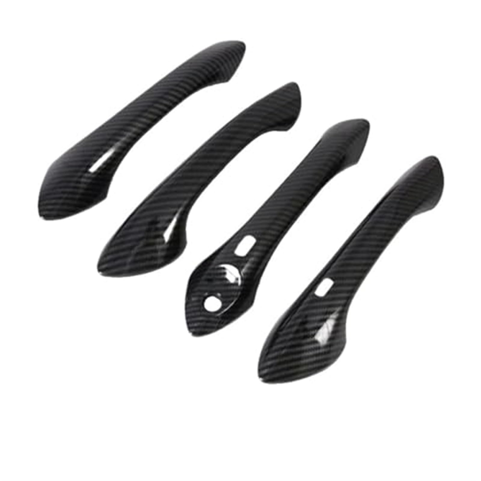 Jodriva for Chevrolet, Onix II Turbo 2019-2023 Carbon Faser Türgriff Abdeckung Trim Auto Styling Aufkleber Tuning Abdeckung für Außentürgriffe(4handle 2buttons) von Jodriva