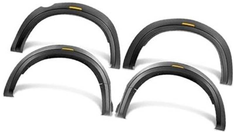 Jodriva for Chevrolet Colorado S10 2015-2022 Auto Flares Radlauf Verlängerung Kotflügel Mit Reflektor Kotflügelverbreiterung(Black A) von Jodriva