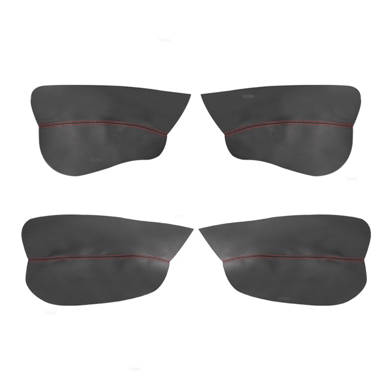 Jodriva for Citroen, for Xsara Picasso, Mikrofaser-Leder-Türarmlehnenverkleidung, 4 Stück mit Montagebeschlägen, Auto-Innenzubehör Türinnenverkleidung(Customize Color) von Jodriva