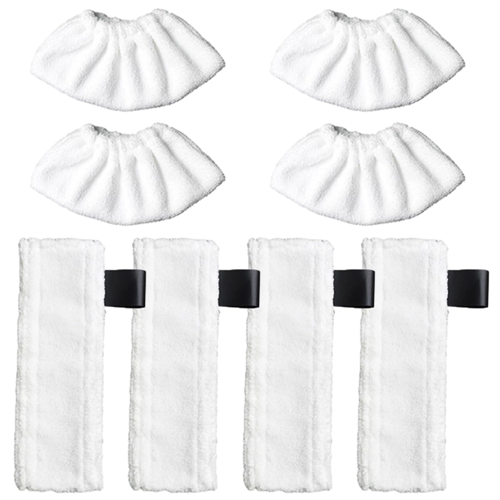 Jodriva for EasyFix SC2 SC3 SC4 SC5 Steam Mop Tuch Reinigungspad Tuchabdeckung Lumpen Ersetzen Zubehör Moppreiniger Ersatzteile Ersatzteile für Dampfreiniger(8pcs-02) von Jodriva