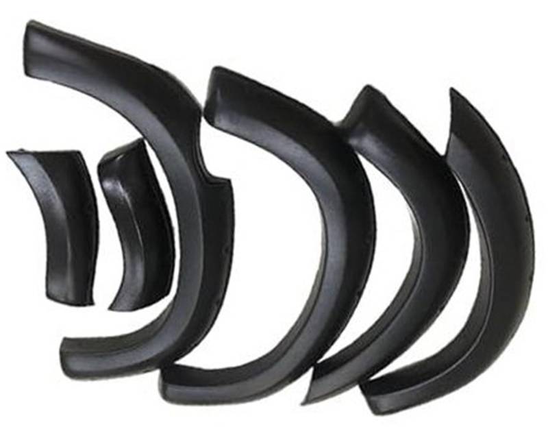 Jodriva for Isuzu, D-MAX 2015-2019 Nachrüstung Auto Ring Verlängerung Rad Augenbraue Arc Ring Kotflügel Radlauf Kotflügelverbreiterung von Jodriva
