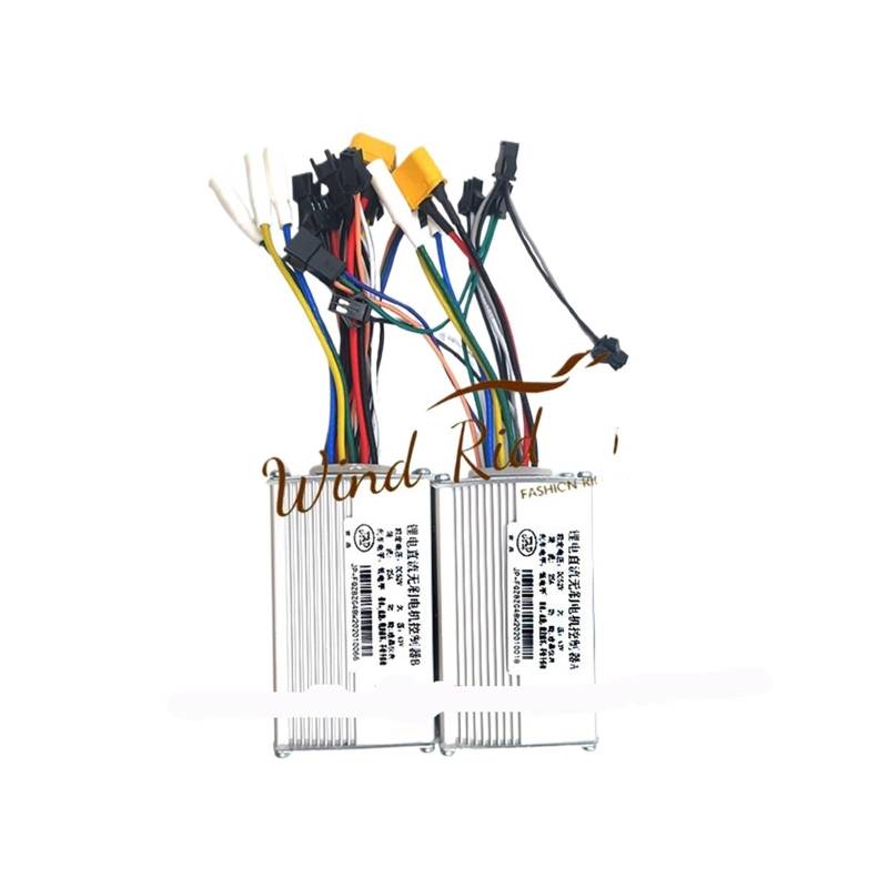 Jodriva for JP Display 36V 48V 52V 60V Drosselschalter 25ah Dual Drive Brushless Motor Controller, for FLJ T11 T113 Elektroroller Display für Elektroroller(52v 25a No Hall AB) von Jodriva